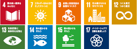 貢献するSDGs