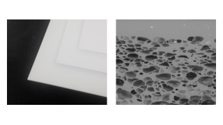 プラスチック使用量削減 ポリカーボネート発泡シート MX フォーム